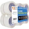 Heavy Duty Packaging Tape for Shipping Packaging Moving Sealing, 2.7mil Thick, 1.88 inches Wide